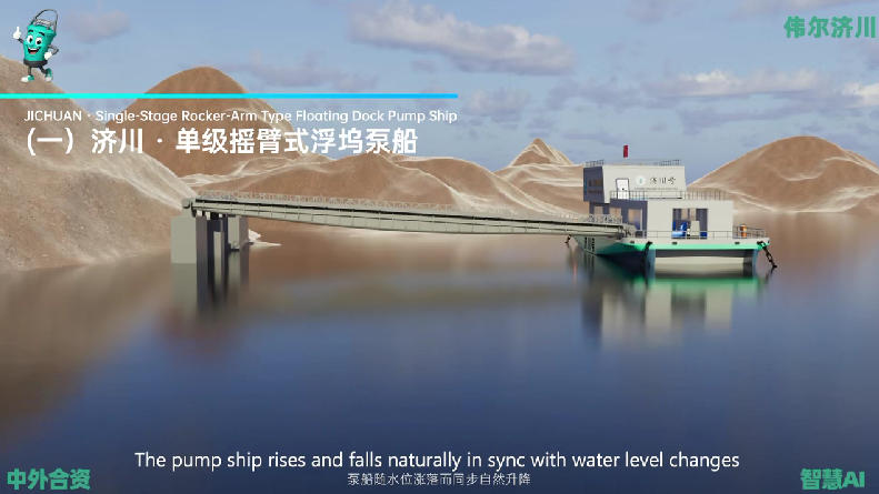 【济川重磅新品】单级摇臂式浮坞泵船（一）